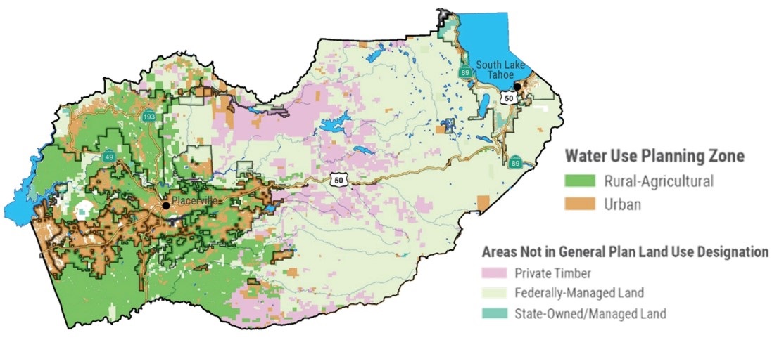 El Dorado County Agricultural Growth Map